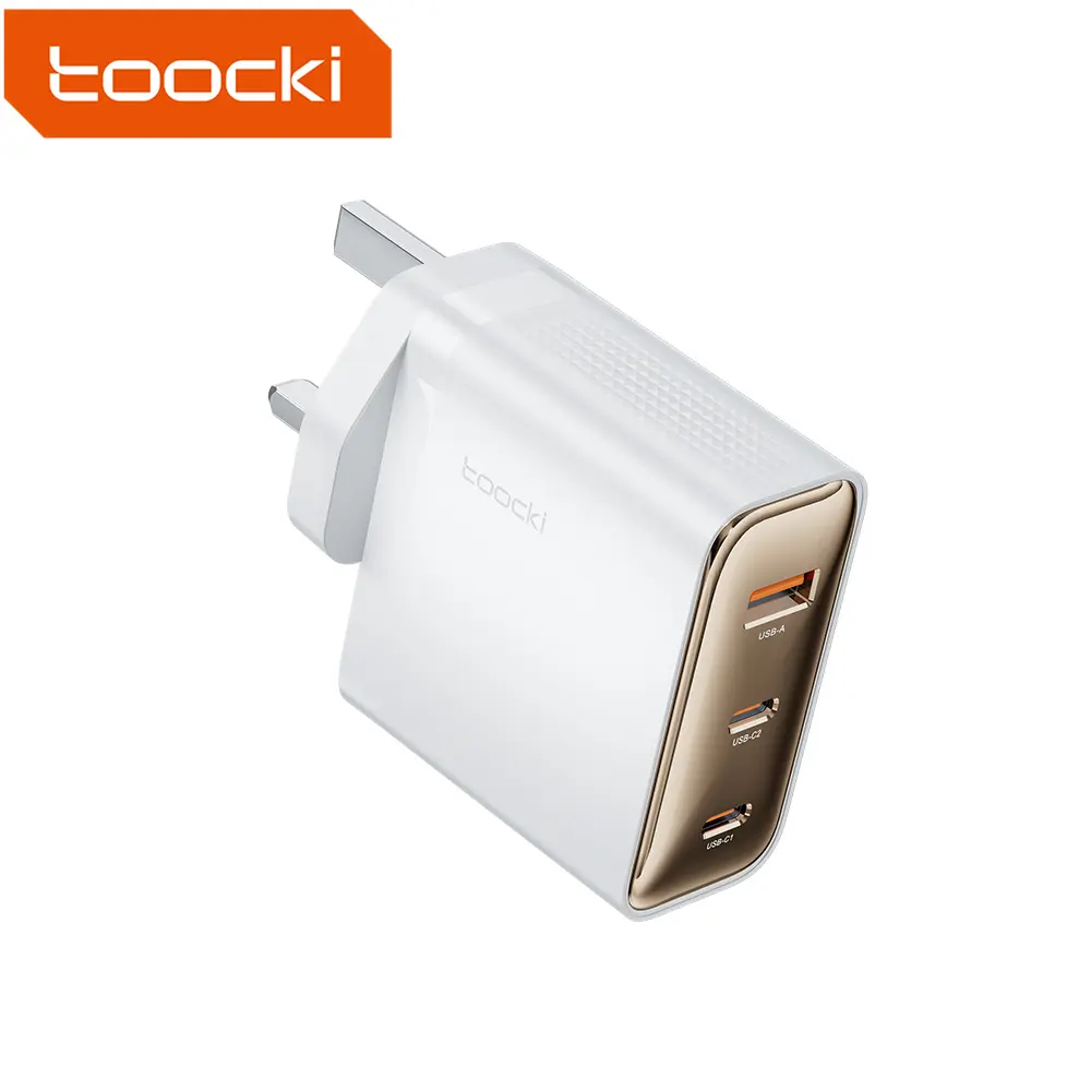 Toocki נסיעות pd מתאם מטען מהיר 100w מטען usb-c uk מטען קיר לטלפון חכם