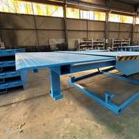 Plateforme de chargement et de déchargement électrique hydraulique fixe spécifique à la plateforme CHANGDING CFY-10T, construction en acier à haute teneur en manganèse, capacité de charge élevée