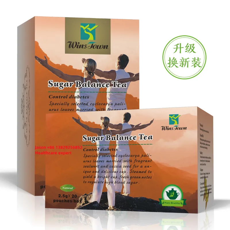 चीनी संतुलन चाय को कम करने प्राकृतिक कार्बनिक उच्च रक्तचाप चाय बैग winstown हेल्थकेयर की खुराक चीनी संतुलन स्वास्थ्य चाय