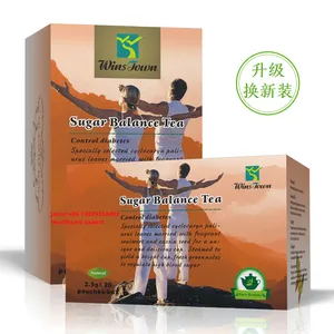 סוכר איזון תה הפחתת טבעי אורגני יתר לחץ דם תה שקיות winstown בריאות תוספי סוכר איזון בריאות תה