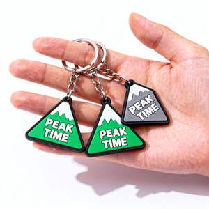 カスタムロゴ販促用ビジネスギフトキーホルダー2D 3DソフトPVCパターンカスタマイズキーホルダーアクセサリーお土産ペンダント - Product Image 6