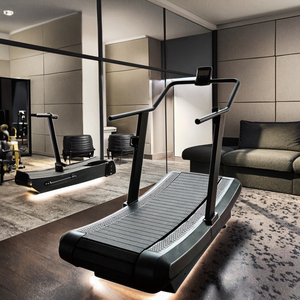 Thương mại phòng tập thể dục Máy chạy bộ cho đi bộ Cardio tập thể dục cong Máy chạy bộ với màn hình hiển thị kỹ thuật số và điện cơ khí lái xe - Product Image 2