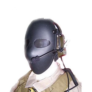 Équipement tactique de terrain extérieur, masque de protection facial en maille tueuse, visière noire, masque de combat CS, fabricant direct - Product Image 3