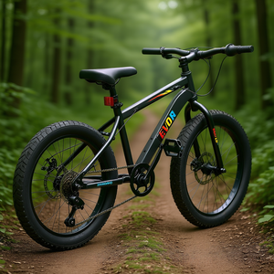 Vélo VTT en Acier Carbone de 20 Pouces avec Transmission Shimano 7 Vitesses et Freins à Double Disque - Product Image 2