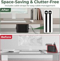 Support de bureau réglable en hauteur pour NAS, Mini PC, tour de bureau SFF, pour Series S/X, One S/X, 360, PS4 Slim/Pro