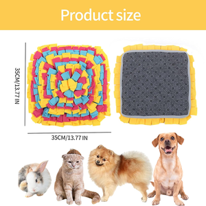 Tapis de stimulation olfactive pour chien, pour développer les compétences de recherche de nourriture, tapis d'entraînement à la faim lente, tapis de distribution de friandises pour chien, tapis anti-stress pour animaux de compagnie - Product Image 2