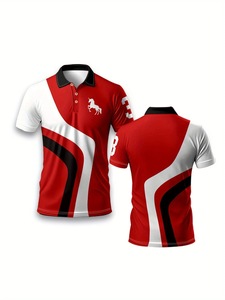 Camiseta Polo de Carreras Personalizada por Sublimación ODM, Logotipo y Número del Patrocinador Personalizados, Jersey de Equipo de Automovilismo Transpirable de Alta Calidad para Carreras - Product Image 2