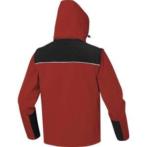 DELTA PLUS-Veste "softshell" en polyester/élasthanne ORSARNPT-M rouge-noir à 3 couches laminées HI-VIS WORKWEAR - Product Image 2