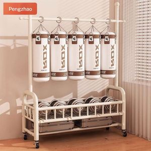 Porte-vêtements multifonction en métal à double barre, épaissi, pour salon et chambre à coucher - Product Image 3