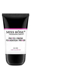 miss rose high quality water based non sticky ladies saloon makeup poreless primer pliouse matte