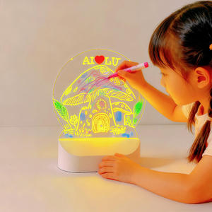 Tablette <span class=keywords><strong>de</strong></span> dessin <span class=keywords><strong>à</strong></span> lueur particulière pour enfants jouet d'apprentissage <span class=keywords><strong>de</strong></span> tableau d'écriture LCD avec stylet - Product Image 4