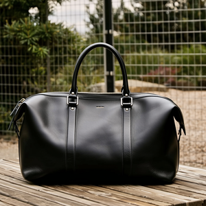 제조사 맞춤형 비건 가죽 빈티지 캐리 온 더플 백 여행 사업 하룻밤 토트 더플 백 토트 핸드백 - Product Image 3