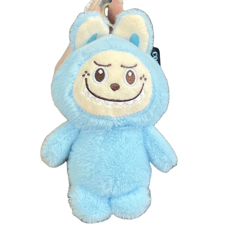 JM Labubuマカロンぬいぐるみラブーぬいぐるみキーホルダー