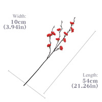 Hochwertige Künstliche Seiden-Pflaumenblüten im Chinesischen Stil, Ländliche Heimdekoration, Hochzeitsblumenarrangement, Foto-Requisite, Grenzüberschreitend