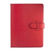 Couverture de tablette à rabat emf, en cuir véritable, de luxe, grain supérieur, anti-radiation, porte-carte pour Ipad air 23456 pro 9.7