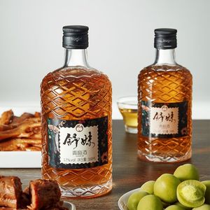 Vin <span class=keywords><strong>de</strong></span> <span class=keywords><strong>prune</strong></span> verte en gros 330ml 12% vol, Umeshu frais fermenté à la <span class=keywords><strong>prune</strong></span>, liqueur <span class=keywords><strong>de</strong></span> fruits artisanale à faible teneur en <span class=keywords><strong>alcool</strong></span> pour cocktails <span class=keywords><strong>de</strong></span> bar - Product Image 6
