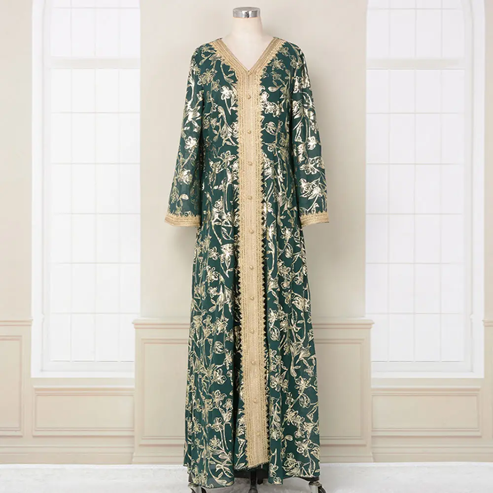 2023 nouvelle robe de soirée bas saisir fleur or chaud mode robe simple shalwar kameez pour les femmes pakistan