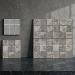 Dalles de parking en porcelaine numérique 40x40cm, robustes, 12mm, antidérapantes, émaillées, pour extérieur, fourniture directe fabricant - Product Image 2
