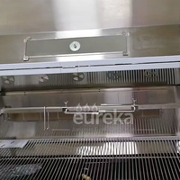Grille de rôtissage à charbon de bois pour agneau et porc, avec panier de cuisson