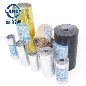 Environmentally heat resistant bubble pipe insulation duct wrap