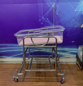 Culla per culla per bambini in acciaio inossidabile per ospedale <span class=keywords><strong>lettino</strong></span> per bambini in vendita - Product Image 2