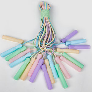 <span class=keywords><strong>Corde</strong></span> à sauter colorée professionnelle poignée en plastique solide longue pour un usage domestique vitesse élever cordes à sauter pour enfants et adultes - Product Image 1