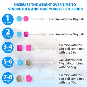 Bola Vaginal Inteligente de Silicona Ben Wa, Mancuerna Vaginal, Bola <span class=keywords><strong>Voga</strong></span> Magnética, Bolas de Kegel para Mujeres, Ejercicios de Fortalecimiento - Product Image 5
