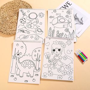 <span class=keywords><strong>Libro</strong></span> de Colorear en Espiral Premium para Niños, <span class=keywords><strong>Libro</strong></span> de Dibujo de Dibujos Animados para la Escuela, Viajes y Creación Artística - Product Image 4
