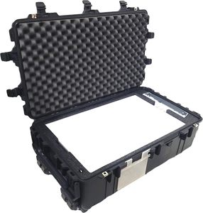Valise rigide en plastique à prix réduit, étanche IP67, antichoc IK10, pour protection extérieure et rangement de cannes à pêche avec mousse prédécoupée - Product Image 1