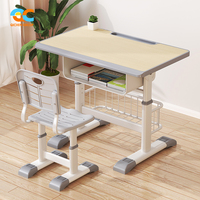 Fournisseur de premier plan : Bureau et chaise d'étude pour enfants avec dossier ventilé – Mobilier scolaire en gros pour projets scolaires