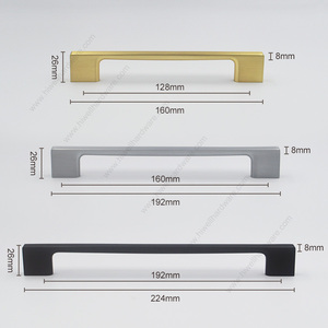 Bedroom Brass <strong>Black</strong> Nickle Furniture <strong>Cupboard</strong> Kitchen Cabinet Dresser Door Drawer Pulls Handles <strong>Knobs</strong> - Product Image 6