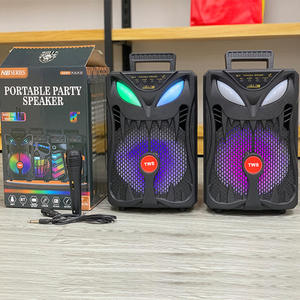 <span class=keywords><strong>Altavoz</strong></span> inalámbrico Bafle de graves, Subwoofer con batería recargable, luz Led, carrito de conciertos, 8 pulgadas - Product Image 4