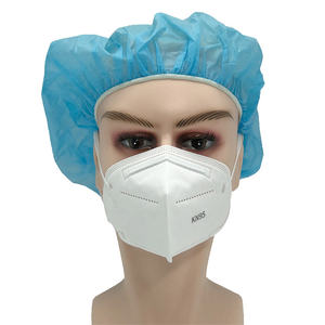Masker Respirator setengah wajah sekali pakai Kn95, masker pelindung debu datar pabrik kualitas tinggi bukan tenun KN95 - Product Image 5