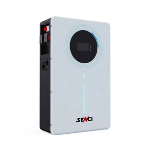 สถานีพลังงาน Senci 51.2V 230Ah 100Ah แบตเตอรี่ 5120Wh ระบบกันน้ำสำหรับเก็บพลังงานแสงอาทิตย์สำหรับบ้าน SC-BP48V100Ah รุ่นบางพิเศษติดผนัง - Product Image 1