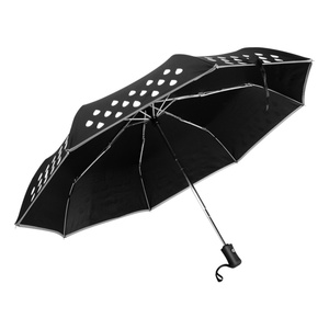 Custom Logo Waterproof Color Changing Magic Rain <b>Umbrella</b> 3-Folding UV Protection Auto Open Sunny Kinte Fiberglass All-Season - Product Image 6