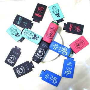 Wholesale RYO Custom Multicolor Neoprene Insulated Thermal Slim <b>Collapsible</b> Waterproof Shockproof 12oz Can Cooler Foam Bags - Product Image 1