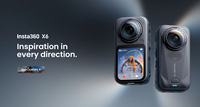 Caméra d'action Insta X6 8K, étanche jusqu'à 20 m, stabilisation FlowState, zoom optique 10x 20x, capteur CMOS, suivi du visage, projection