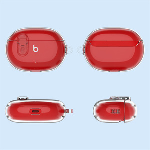 Funda protectora transparente para auriculares duros de PC para <span class=keywords><strong>beats</strong></span> Studio <span class=keywords><strong>buds</strong></span> +/para <span class=keywords><strong>beats</strong></span> Studio <span class=keywords><strong>buds</strong></span>, funda anticaída para auriculares - Product Image 6