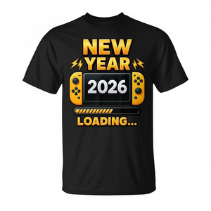 Camiseta de Fiesta con Diseño de Control de Videojuegos para el Año Nuevo 2026 - Product Image 2