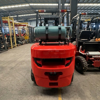 Nouveau chariot élévateur contrepoids Nissan K25 à essence/propane de 2,5 tonnes, Montacargas Carretillas GPL