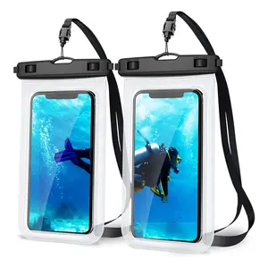 Products Waterproof Cellphone Plastic PVC Bag For Outdoor Camping Floating Waterproof Underwater Phone Case