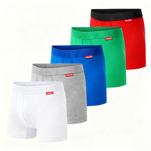 Boxers respirants en modal Tencel pour hommes, sous-vêtements de sport respirants et absorbants, caleçons cool - Product Image 3