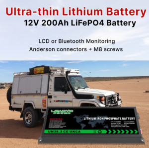 4WD Xe <span class=keywords><strong>Mod</strong></span> 12V pin lithium 100Ah 150AH 200AH Slimline LiFePO4 Cắm Trại Pin năng lượng mặt trời - Product Image 5