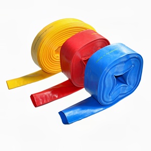 Прочный <span class=keywords><strong>6</strong></span>, 8-дюймовый ПВХ плоский шланг, шланг насоса для сельскохозяйственного орошения, дренажа - Product Image 2