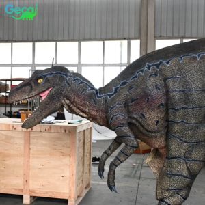 ชุดการแสดงไดโนเสาร์ gecai สมจริงเดิน T-Rex งานปาร์ตี้ฮาโลวีน - Product Image 5