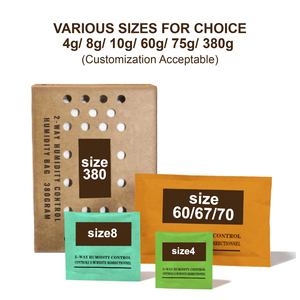 Paquetes de Control de Humedad Bidireccionales Pequeños Personalizados al por Mayor de 4g, 8g, 10g, 60g, 75g, 380g para Cigarros, Alimentos y Hierbas - Product Image 5