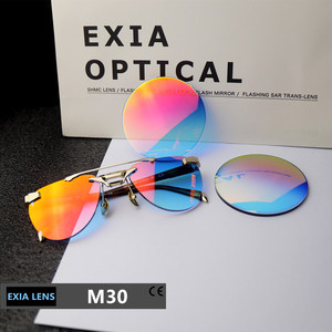Lunettes de soleil EXIA M30 Verres <span class=keywords><strong>MR</strong></span>-8 1.61 Miroir Flash Rouge SHMC Dégradé Couleur Base Courbe 3 - Product Image 1