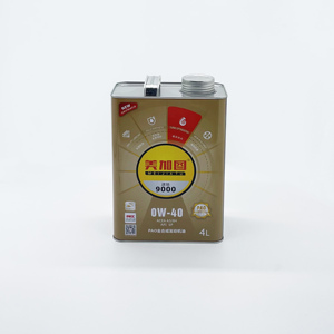 Lata Cuadrada de Hojalata de 4 Litros para Aceite de Motor con Tapa Metálica de Rosca, Grosor de 0.28mm, Envase para Químicos y Aerosoles JW-LF59 OEM - Product Image 3