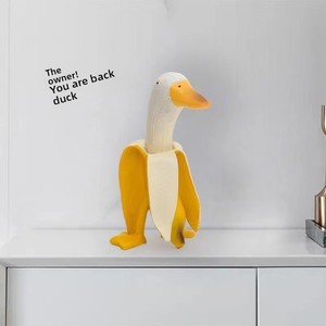 Statua di Banana e Anatra in Resina, Decorazione Artistica Unica per <span class=keywords><strong>Giardino</strong></span>, Patio o Cortile - Product Image 6