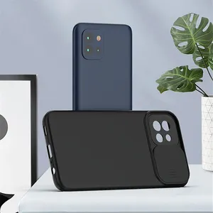 Funda para Samsung <span class=keywords><strong>Galaxy</strong></span> A03 de 164 mm, a prueba de golpes, con cubierta deslizante para la cámara, protección trasera, funda de PC mate. - Product Image 1